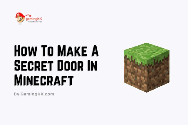  How To Make A Secret Door In Minecraft