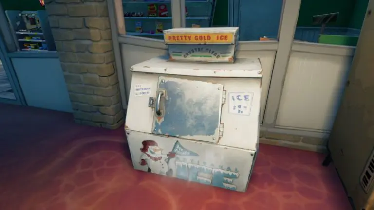 Search an ice machine in Fortnite guide