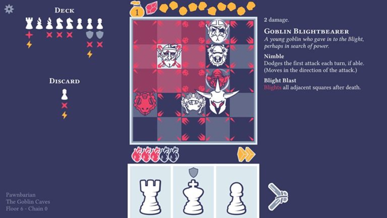 Chess rogelite Pawnbarian has a fresh new launch