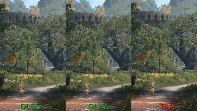 Comparison video shows Nvidia’s new DLAA tech alongside TAA and DLSS in Elder Scrolls Online