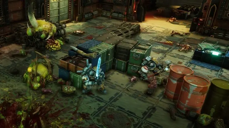 I’m getting an XCOM vibe from Warhammer 40,000: Chaos Gate