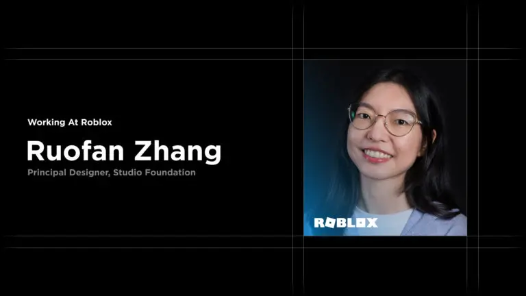 Working at Roblox: Meet Ruofan Zhang