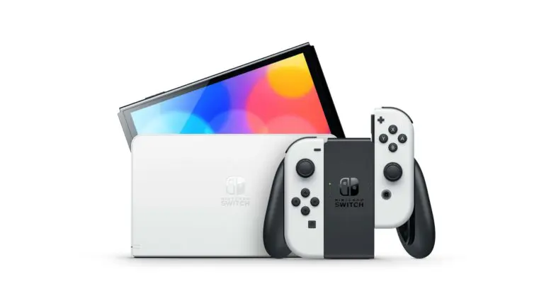 The Nintendo Switch (OLED Model) features a vibrant mode