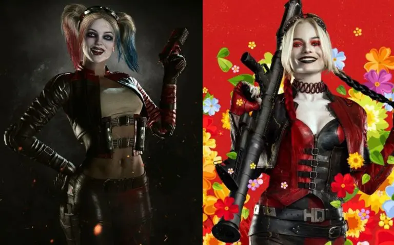 Harley Quinn’s beach uniform in The Suicide Squad was inspired by her Injustice 2 outfit