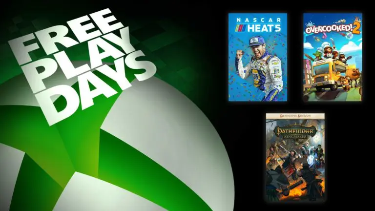 Free Play Days – NASCAR Heat 5, Overcooked! 2, and Pathfinder: Kingmaker – Definitive Edition
