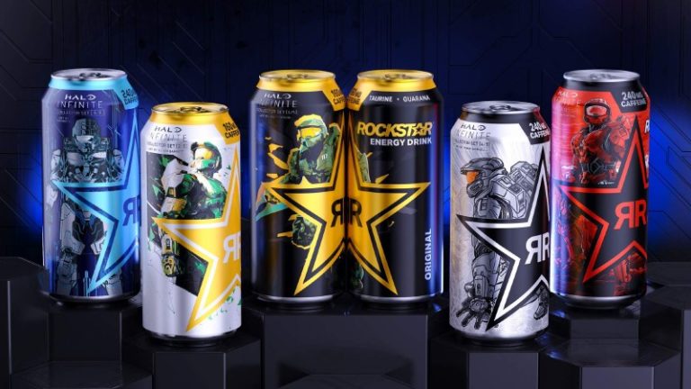 Halo Infinite Rockstar Energy Drinks Unlock Cosmetics and Double XP, Now Available for Purchase