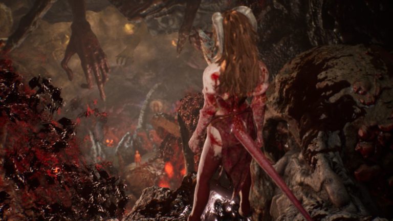 In the demo for Succubus you eat a fetus for hit points