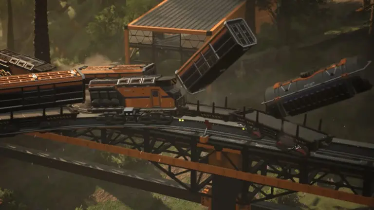 Satisfactory’s new train collisions look like absolute carnage